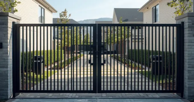 Motorisation de portail battant